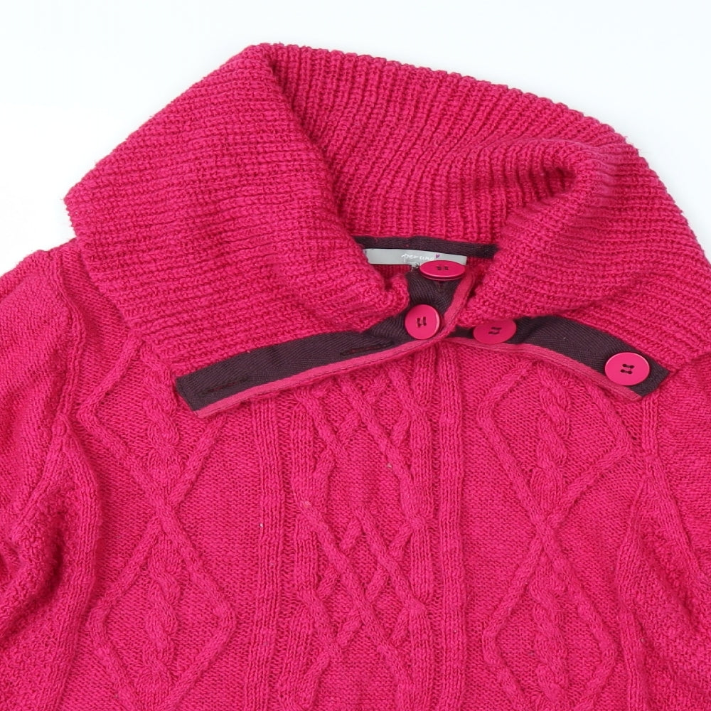 Per Una Womens Pink   Pullover Jumper Size M