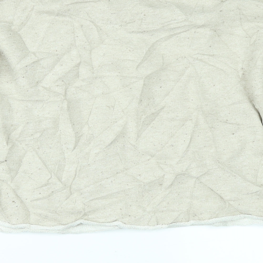 NEXT Womens Beige   Pullover Sweatshirt Size 12  - BUTTERFLY