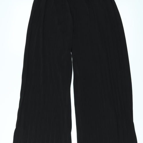 Preworn Womens Black   Trousers  Size 34 in L22 in - PLEATED