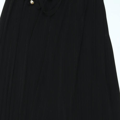 Preworn Womens Black   Trousers  Size 34 in L22 in - PLEATED