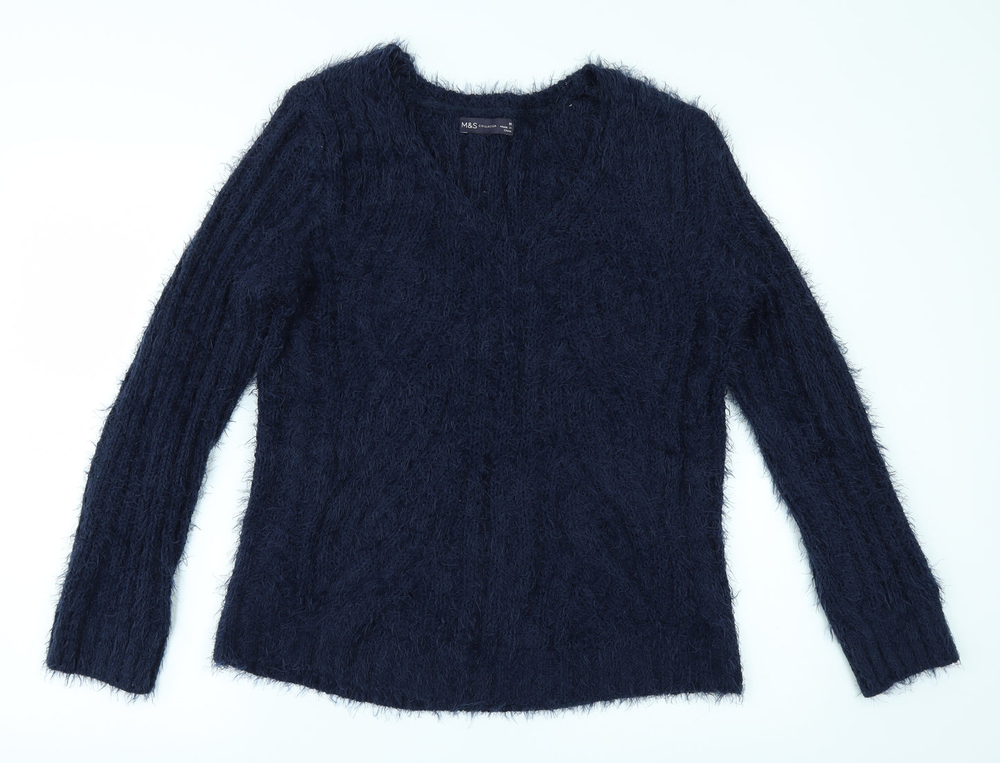 Marks and Spencer Womens Blue   Pullover Jumper Size M