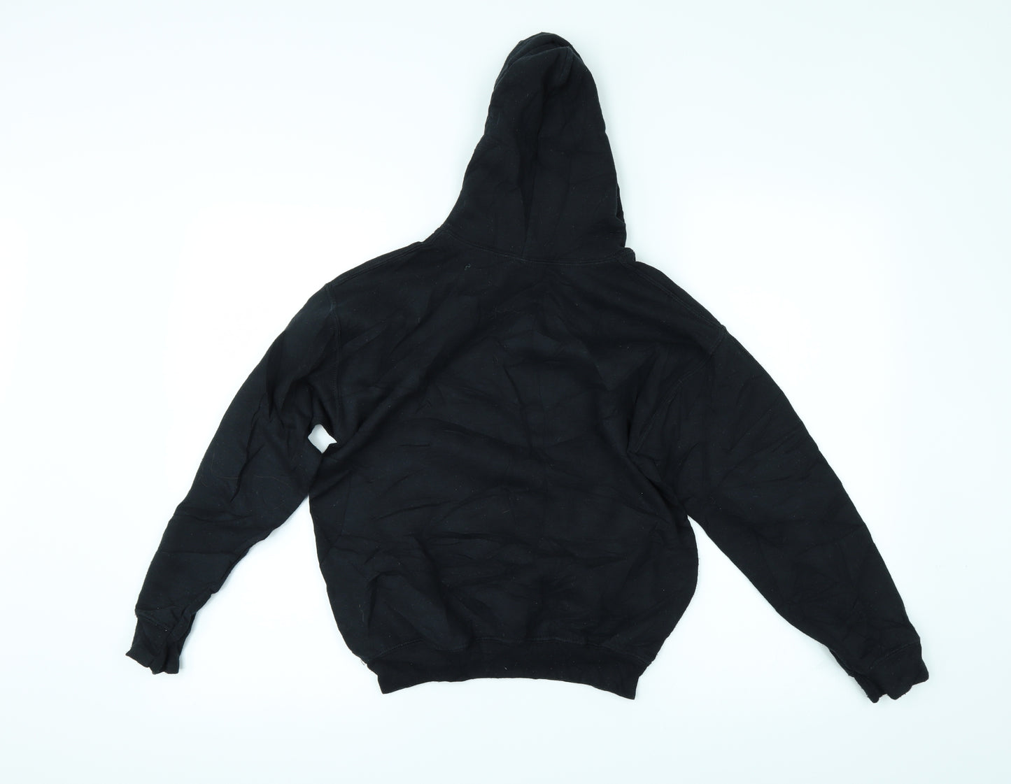 Gildan Girls Black   Pullover Hoodie Size M