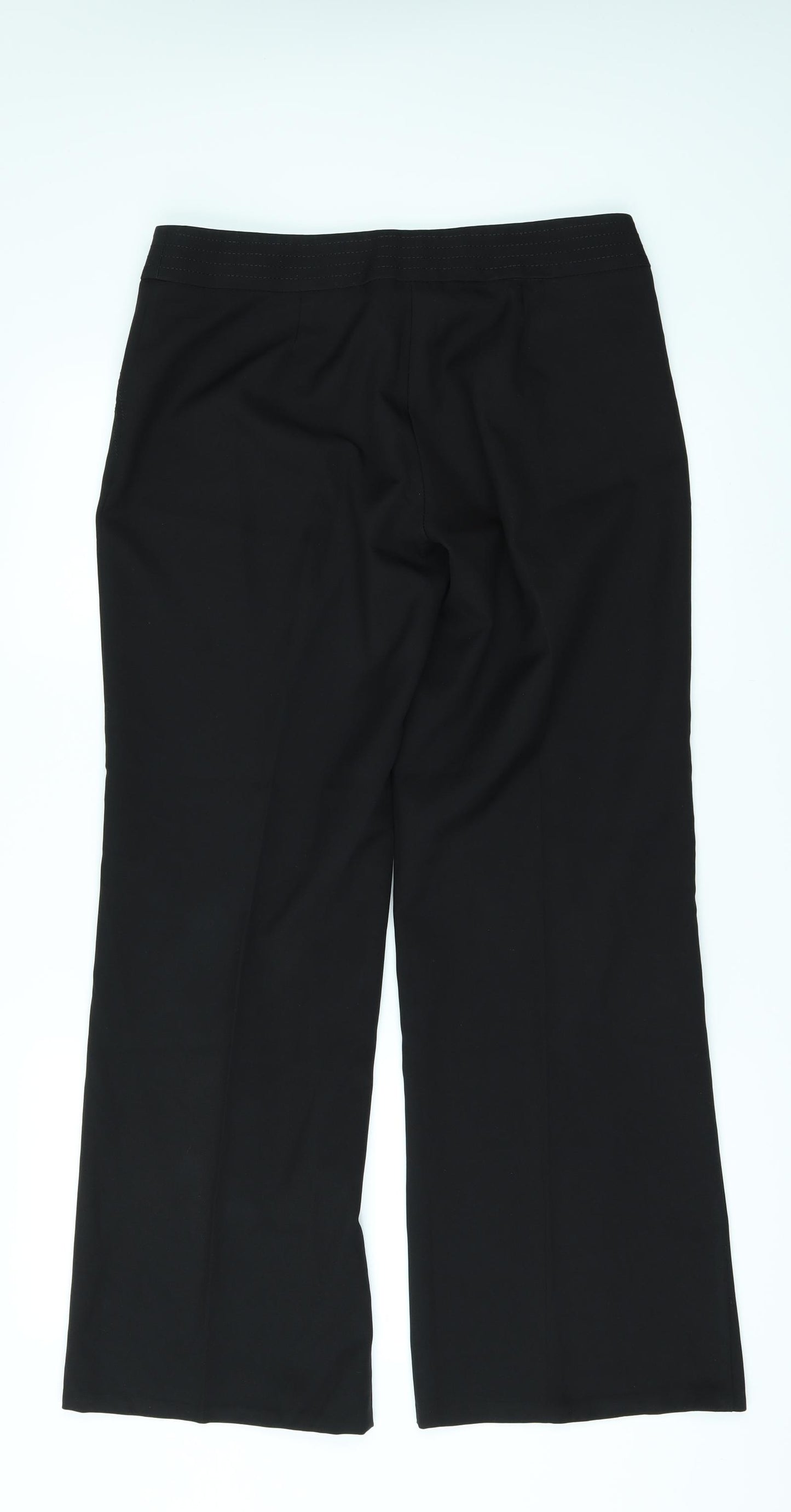 Marks and Spencer Womens Black   Trousers  Size 12 L29 in