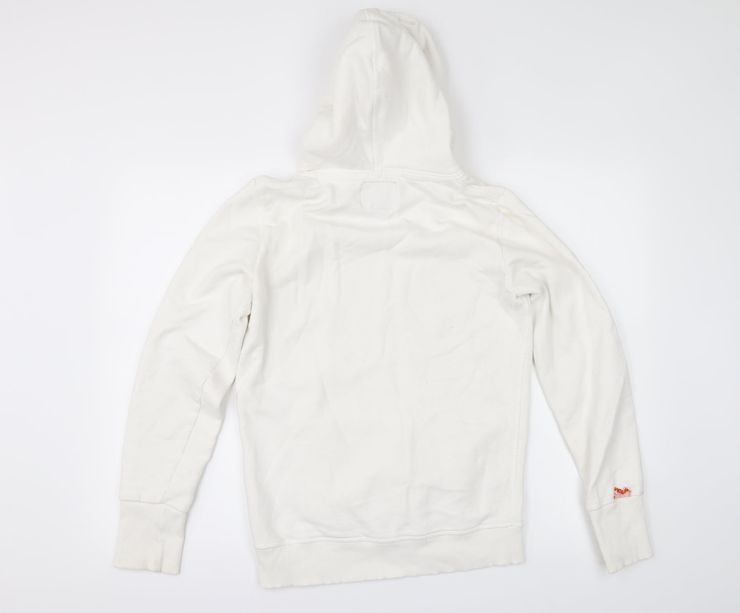 Superdry Womens White   Pullover Hoodie Size S