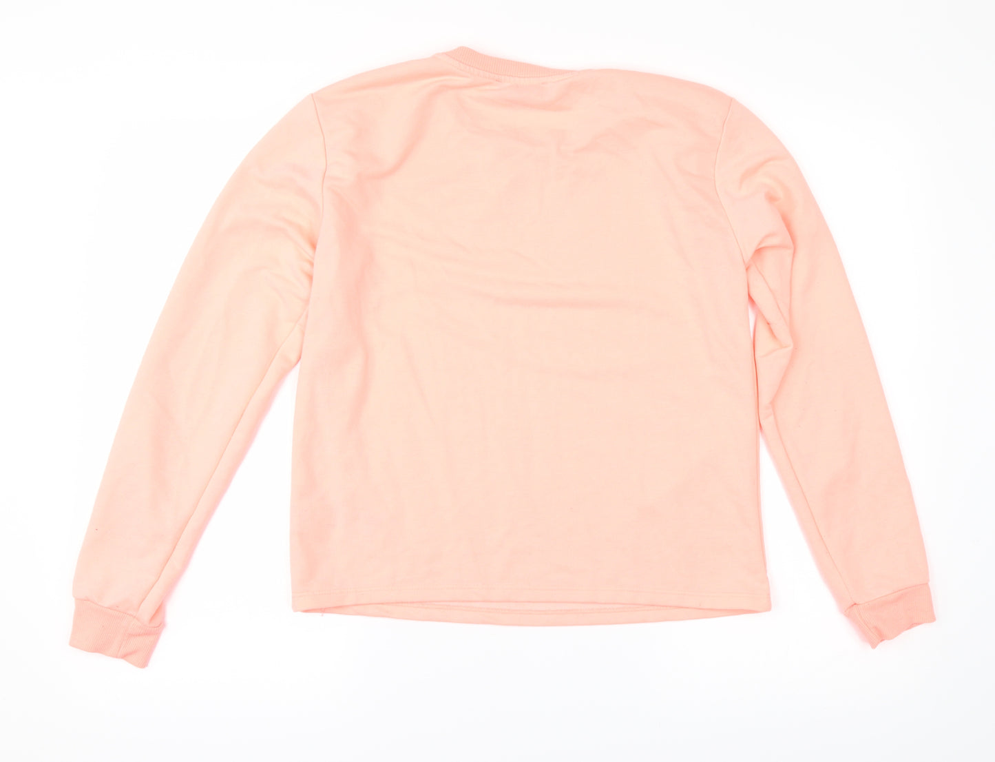 New Look Womens Orange   Pullover Sweatshirt Size S