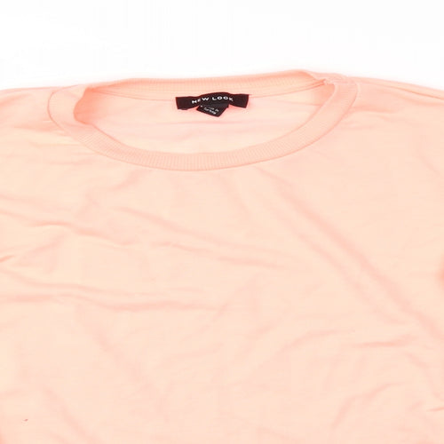 New Look Womens Orange   Pullover Sweatshirt Size S