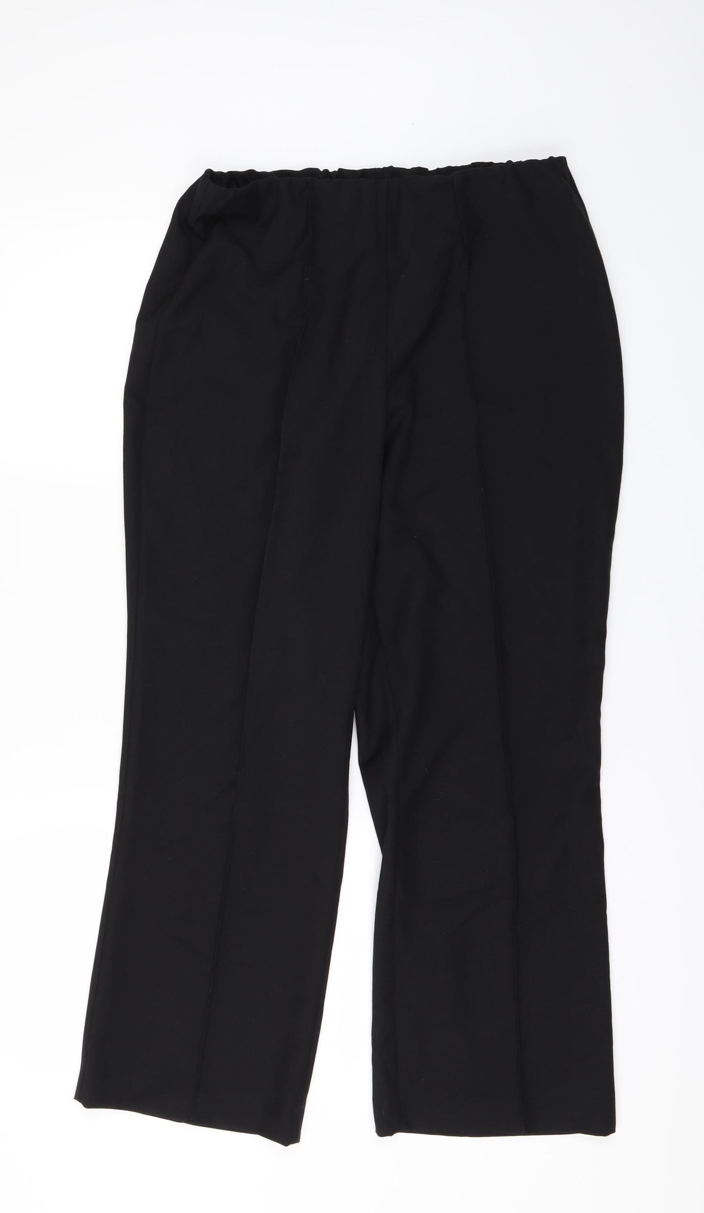 Preworn Womens Black   Trousers  Size 10 L25 in