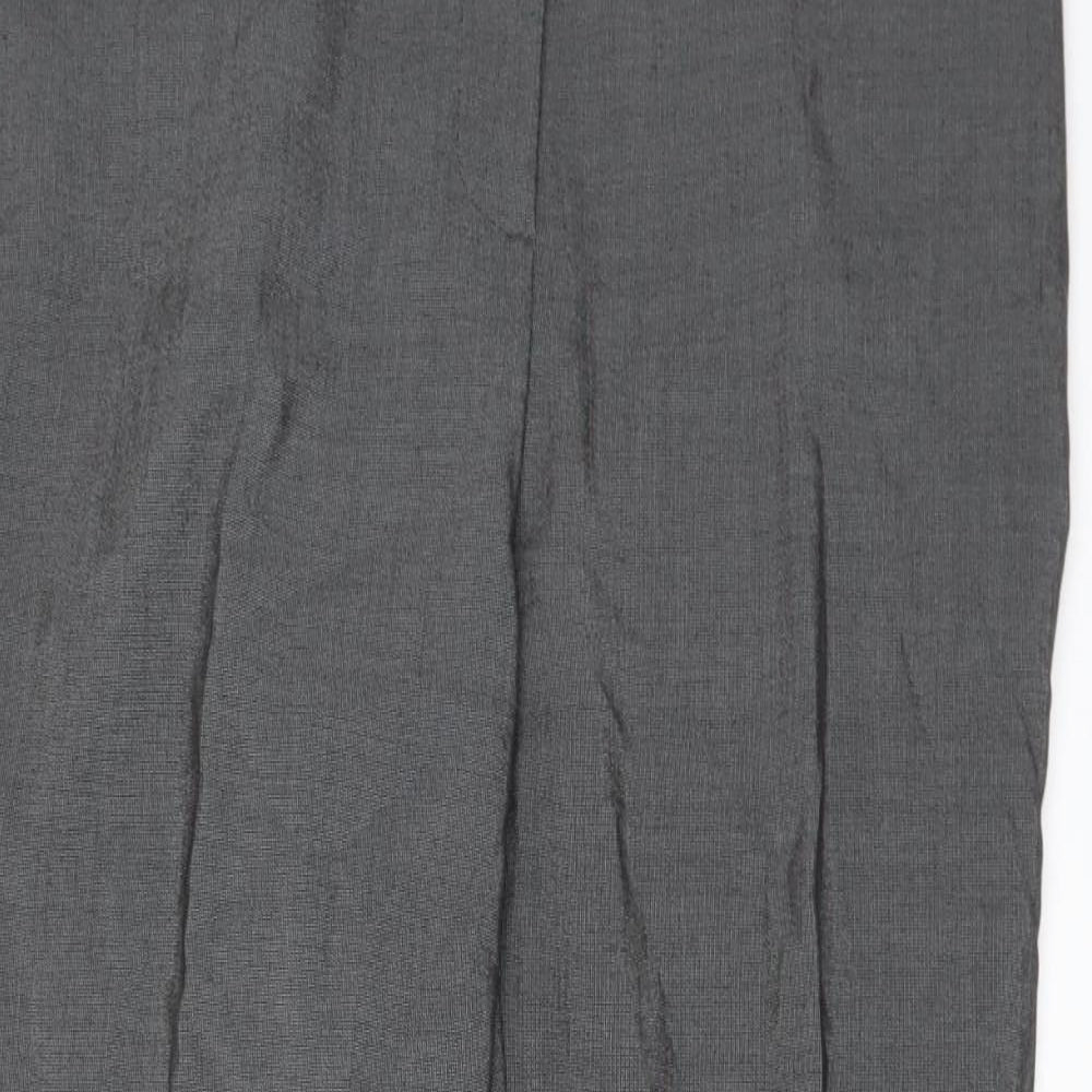Papaya Womens Grey   Trousers  Size 12 L27 in