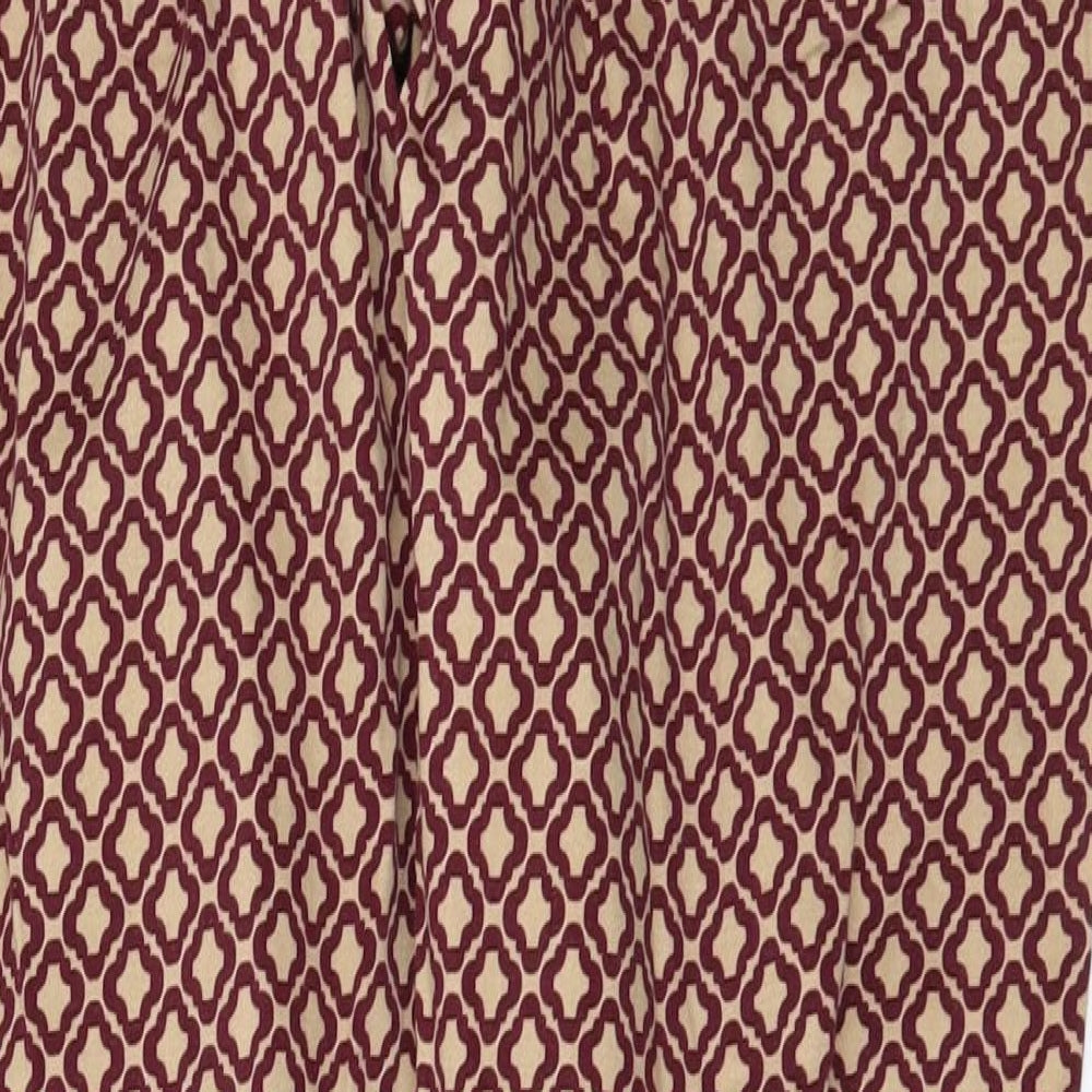 H&M Womens  Geometric  Trousers  Size 14 L29 in