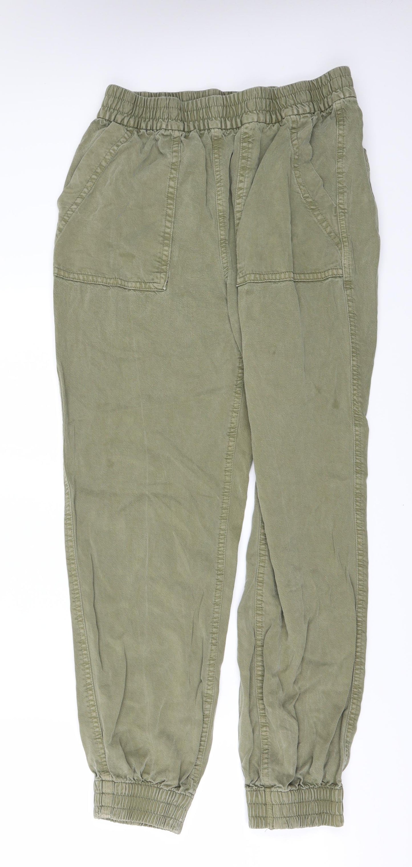 H&M Womens Green   Trousers  Size S L28 in
