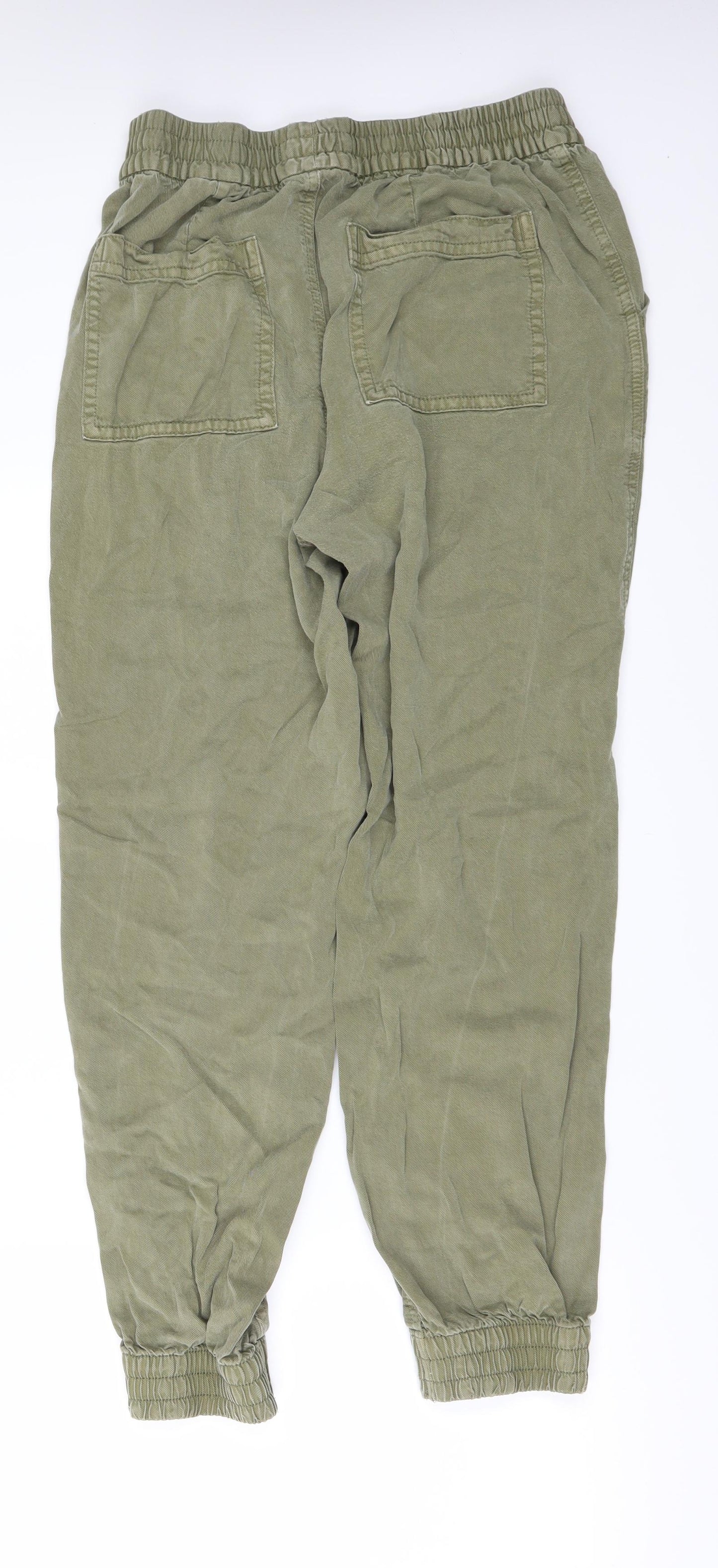H&M Womens Green   Trousers  Size S L28 in