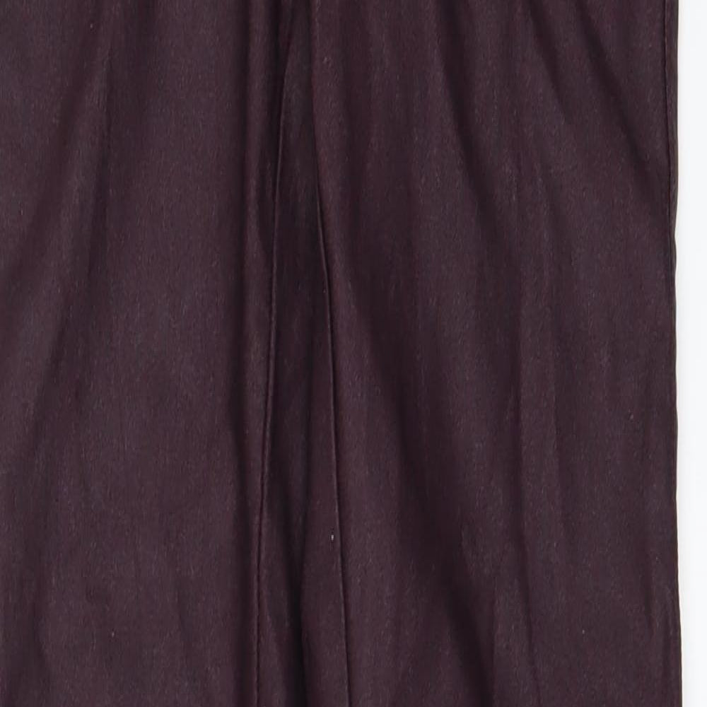 F&F Womens Red   Trousers  Size 6 L31 in