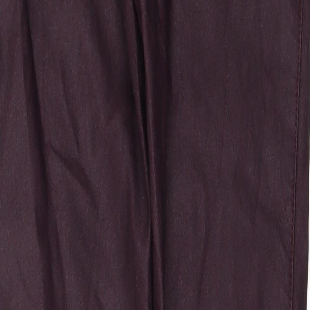 F&F Womens Red   Trousers  Size 6 L31 in