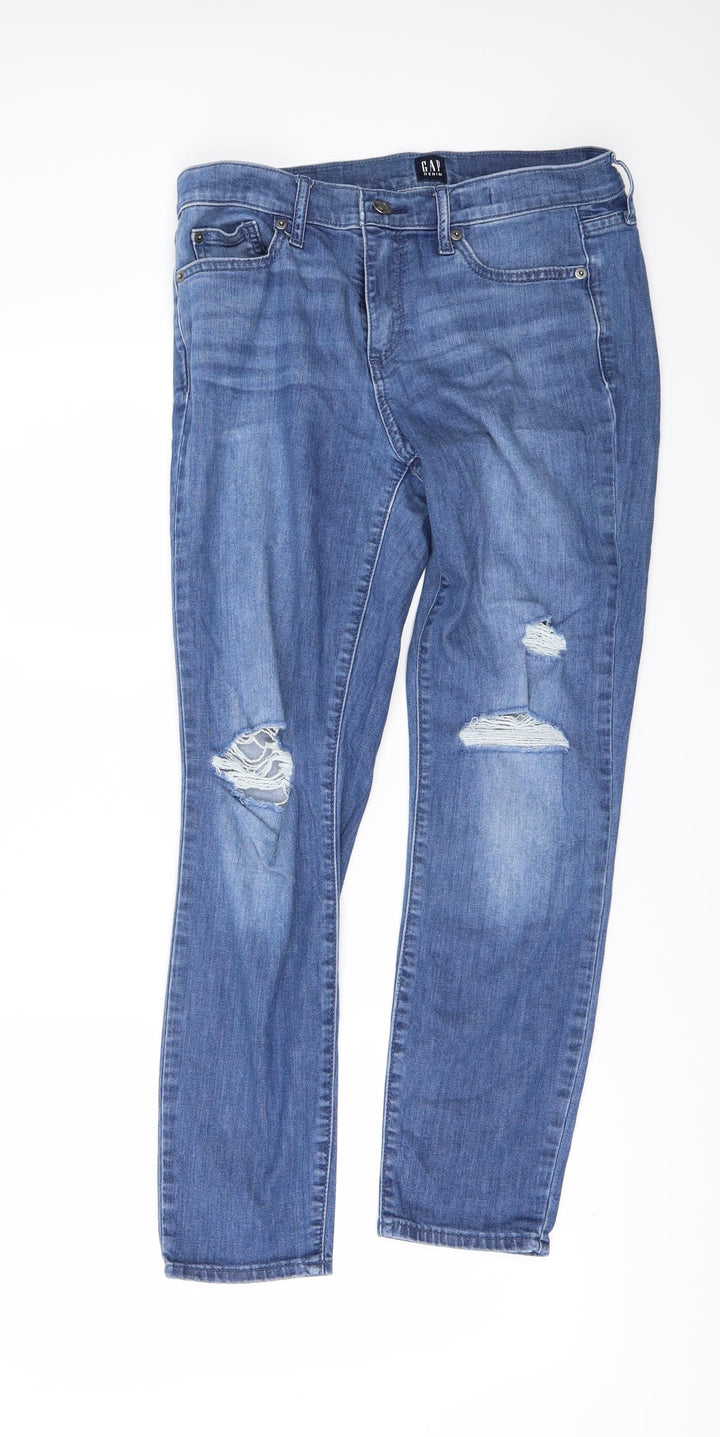 Gap Womens Blue Denim Skinny Jeans Size 27 in L26 in
