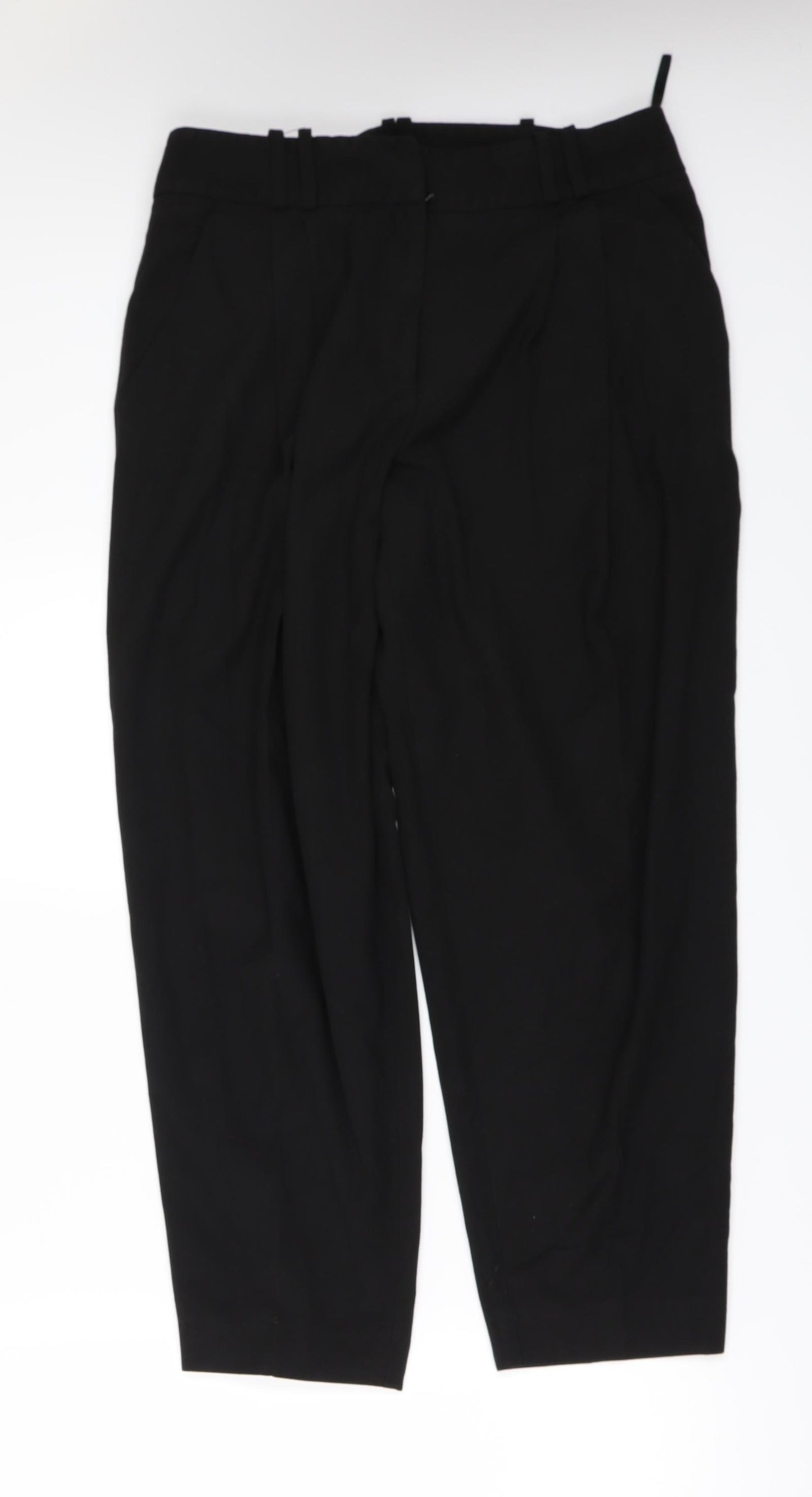 Oasis Womens Black   Trousers  Size 12 L26 in