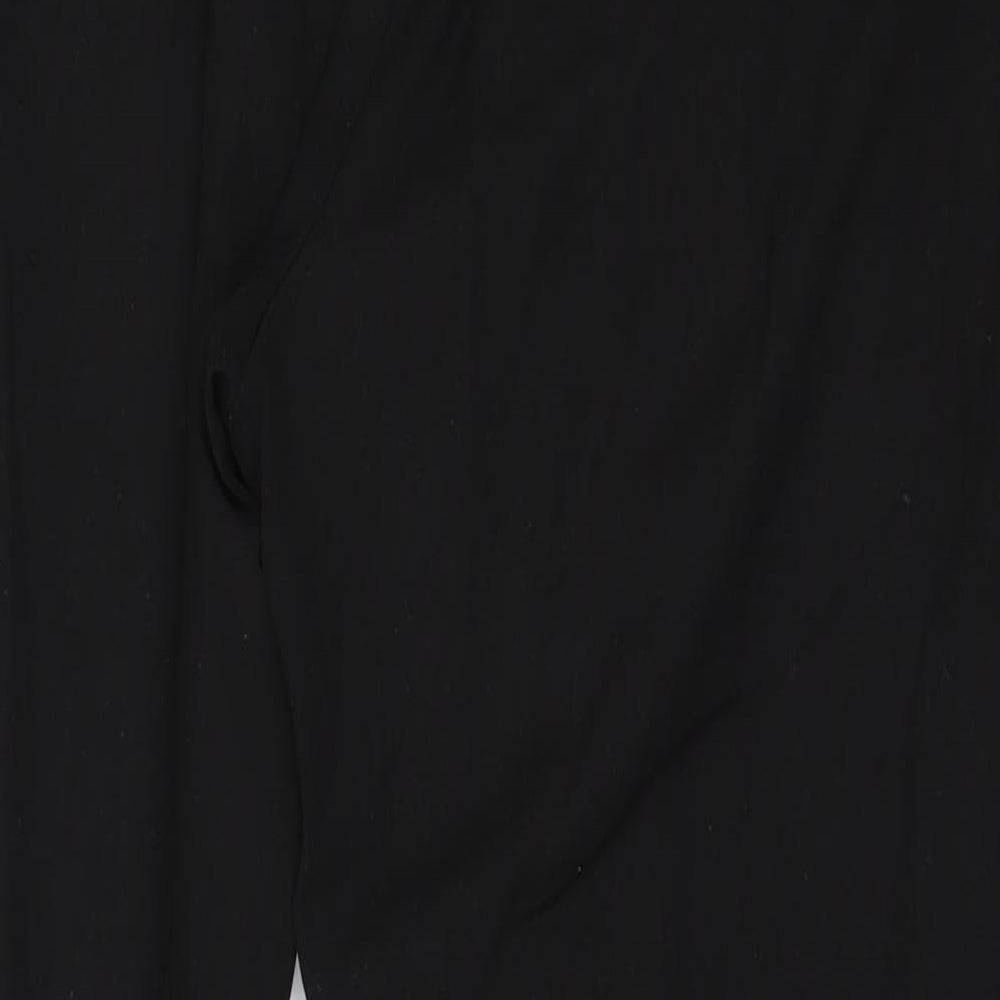 Oasis Womens Black   Trousers  Size 12 L26 in