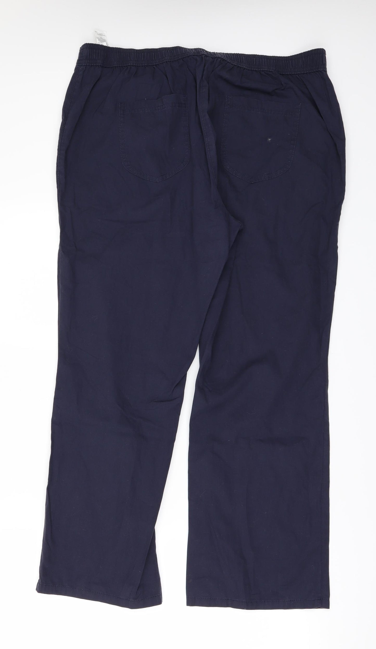 Marks and Spencer Womens Blue   Cargo Trousers Size 16 L29 in