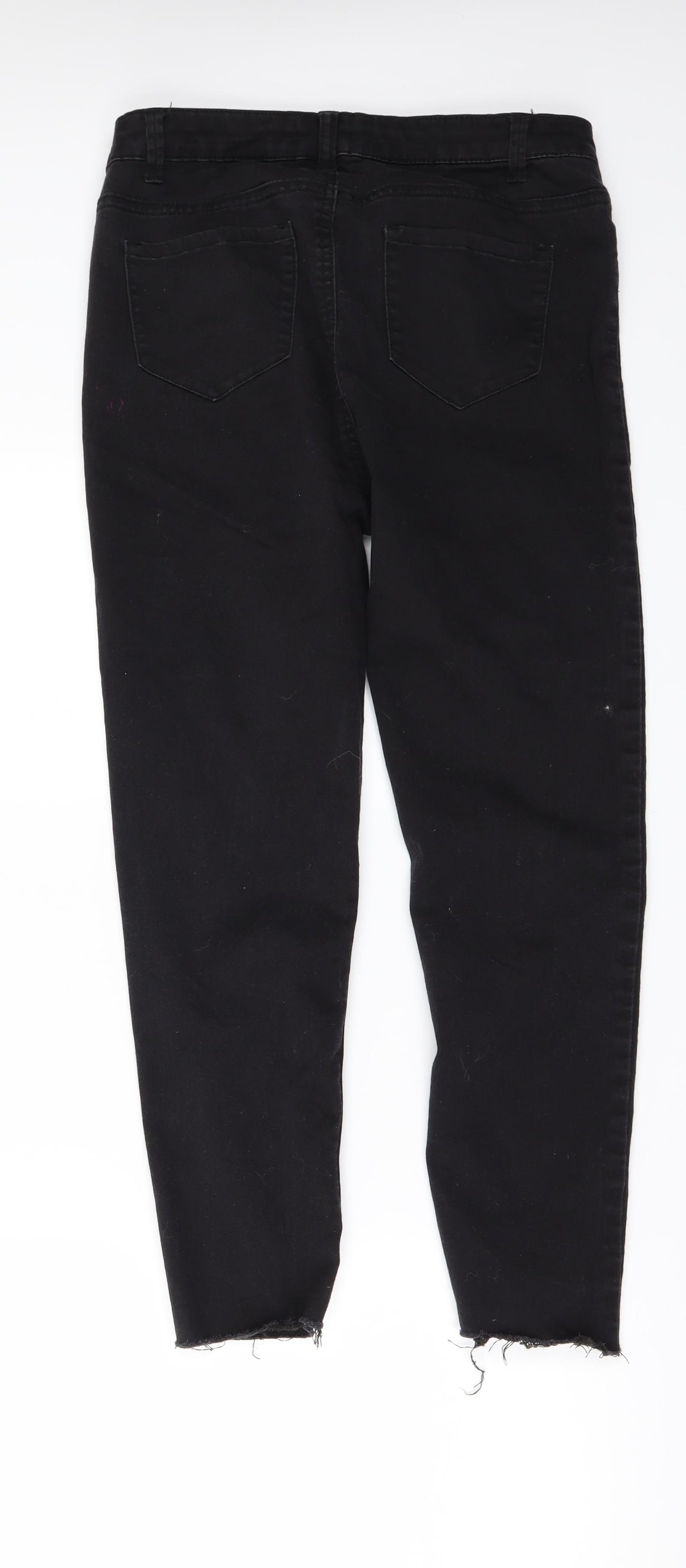 BHS Womens Black  Denim Skinny Jeans Size 10 L24 in
