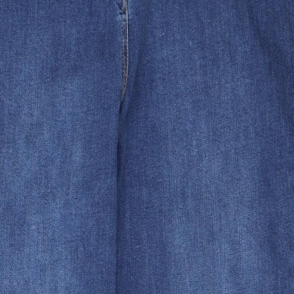 George Womens Blue  Denim Wide-Leg Jeans Size 22 L30 in