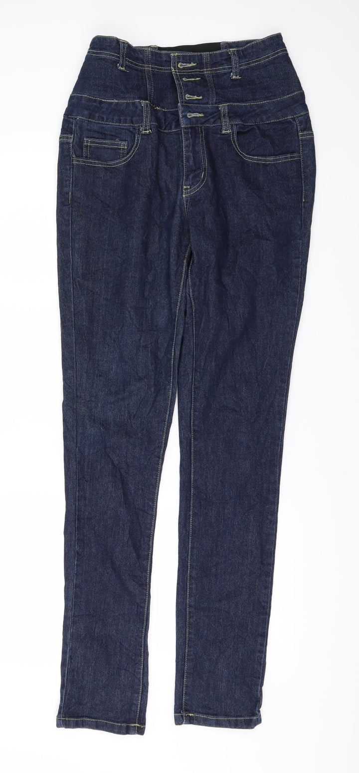Pieces Womens Blue Denim Skinny Jeans Size 28 in L32 in