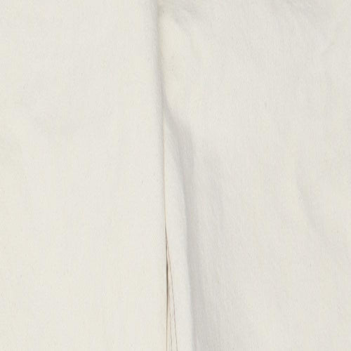 Topshop Mens Beige  Denim Straight Jeans Size 28 in L32 in