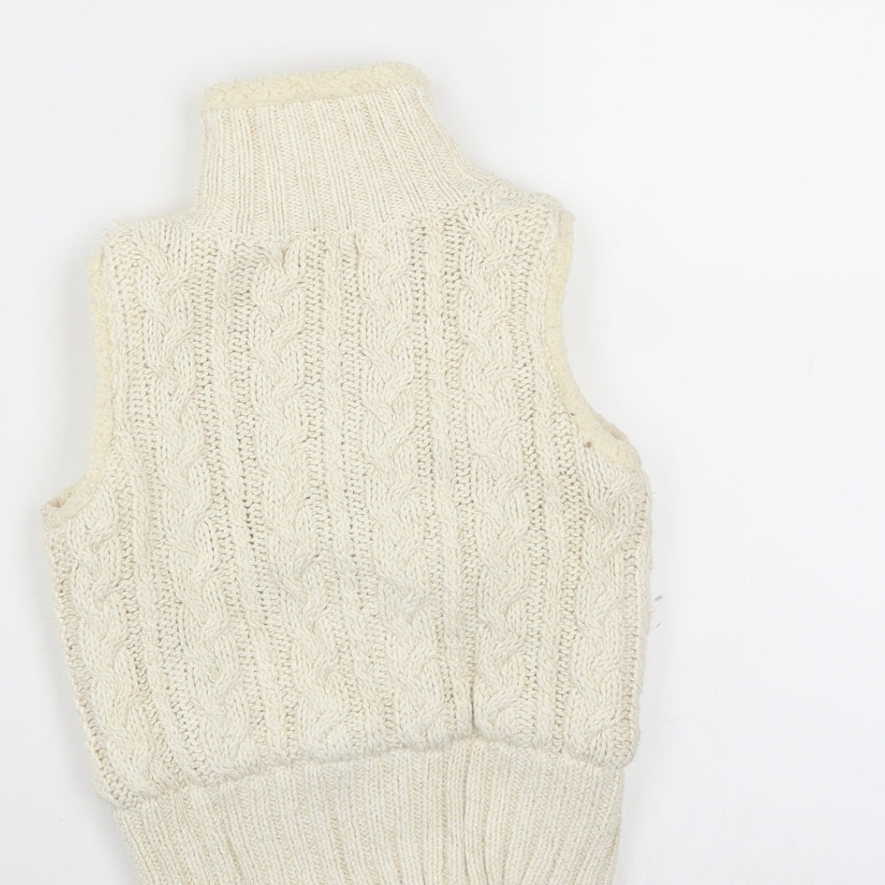 Jillian's Closet Girls Ivory   Full Zip Jumper Size 4 Years  - Bodywarmer