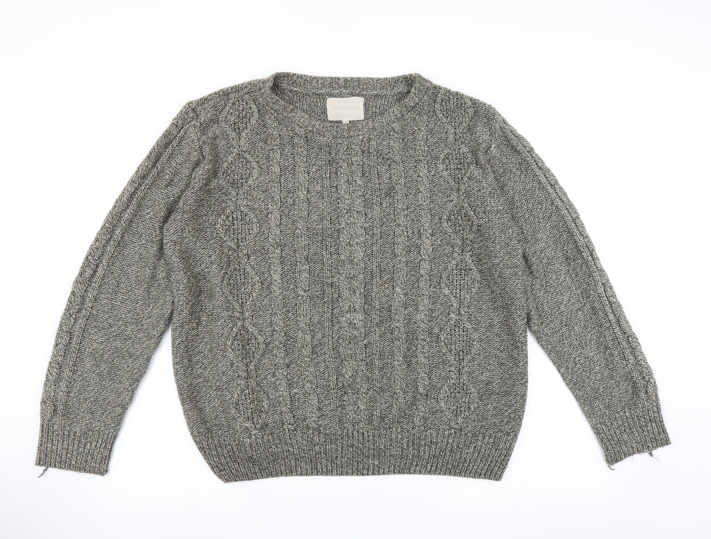 River Island Mens Grey   Pullover Jumper Size L