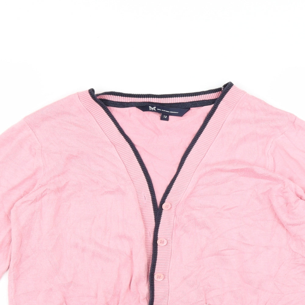 Crew Clothing Womens Pink   Cardigan Jumper Size 12