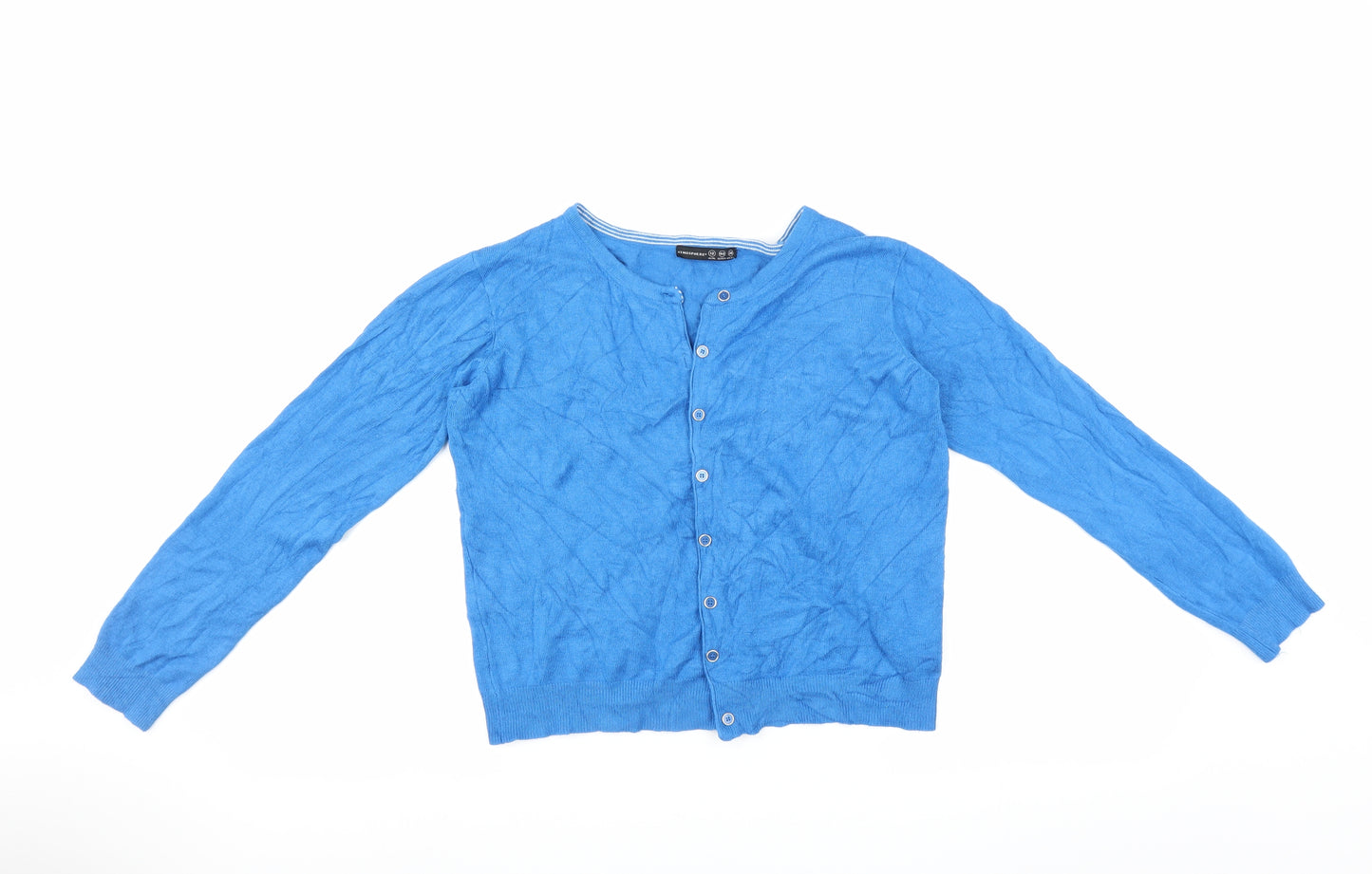 Primark Womens Blue   Cardigan Jumper Size 12