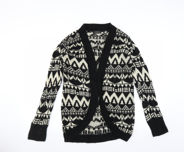 Club L Womens Beige Cardigan Jumper Size M