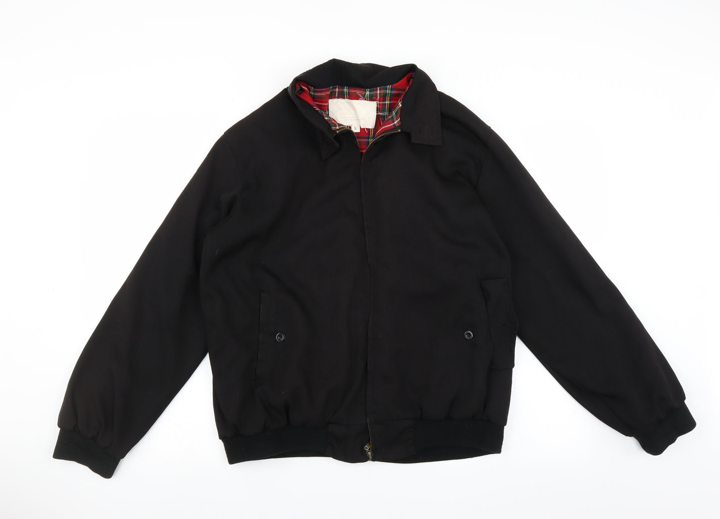 Preworn Womens Black   Bomber Jacket Jacket Size L