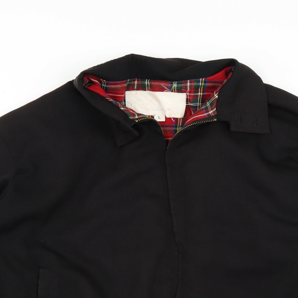 Preworn Womens Black   Bomber Jacket Jacket Size L