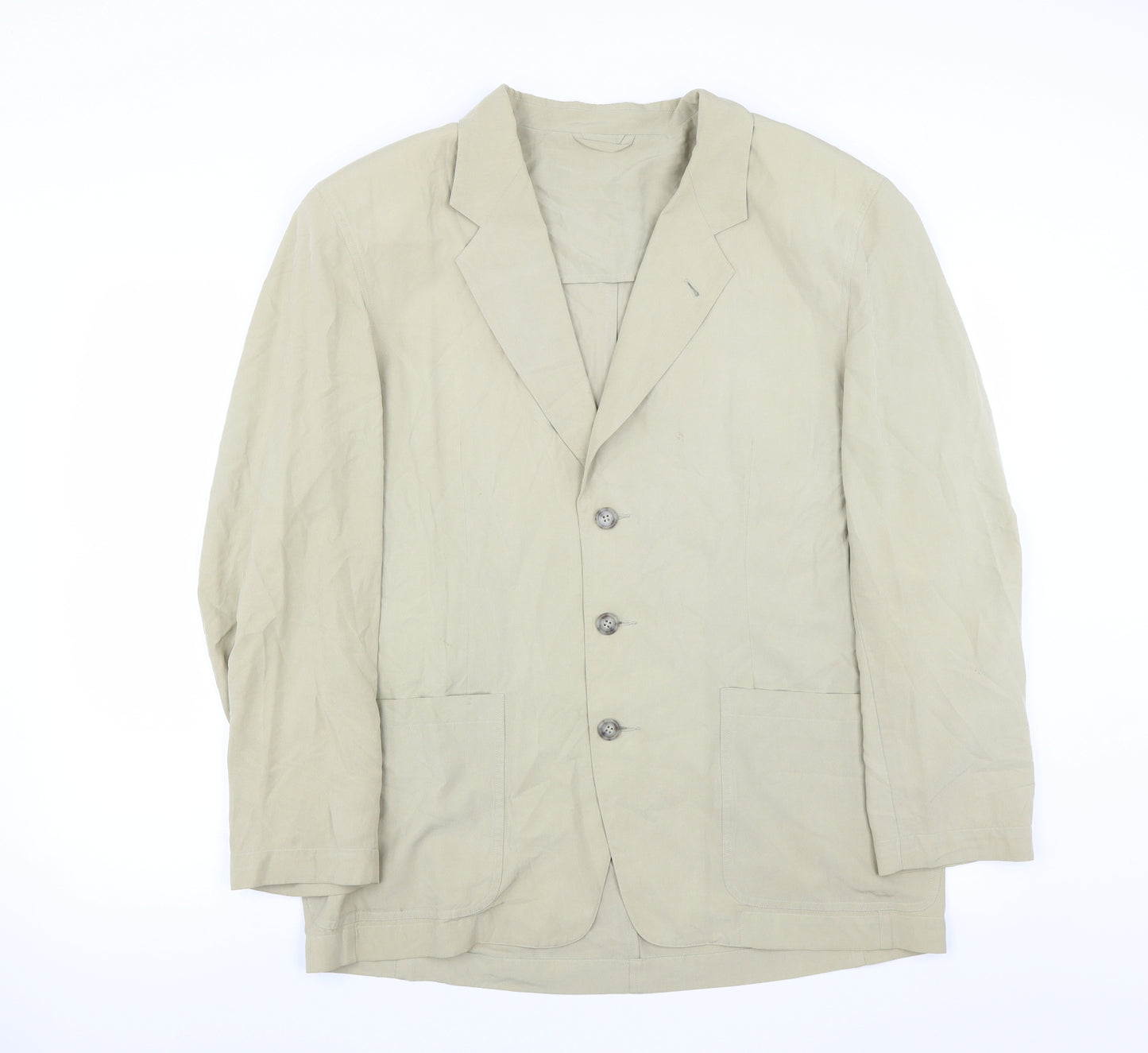 Jaeger Womens Green   Jacket Suit Jacket Size M  - shoulder pads