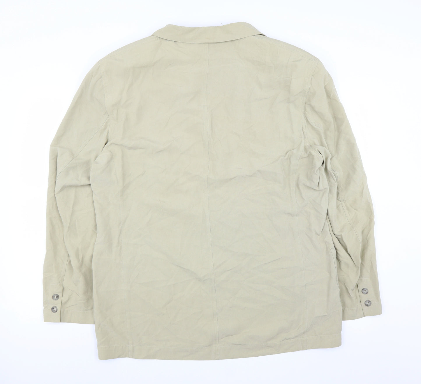Jaeger Womens Green   Jacket Suit Jacket Size M  - shoulder pads