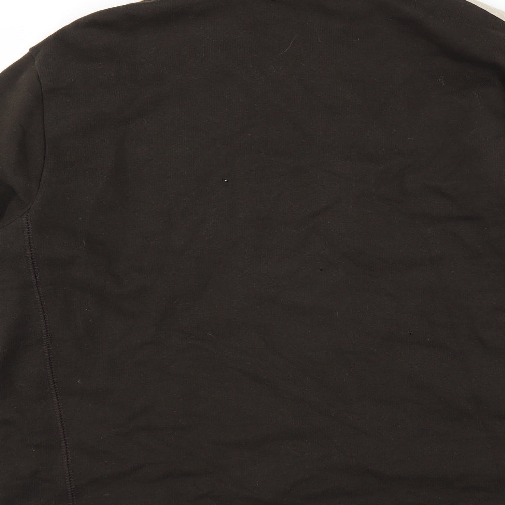 Red Herring Mens Brown   Full Zip Sweatshirt Size M