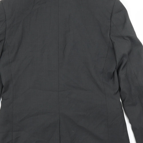 Topman Mens Grey   Jacket Suit Jacket Size 38