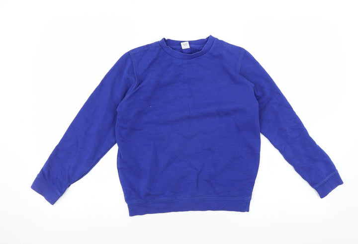 Sainsburys Boys Blue Pullover Sweatshirt Size 9 Years