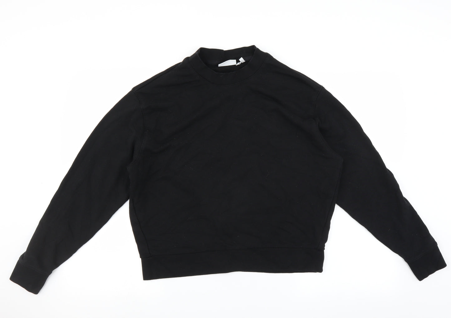Weekday Womens Black   Pullover Sweatshirt Size XS