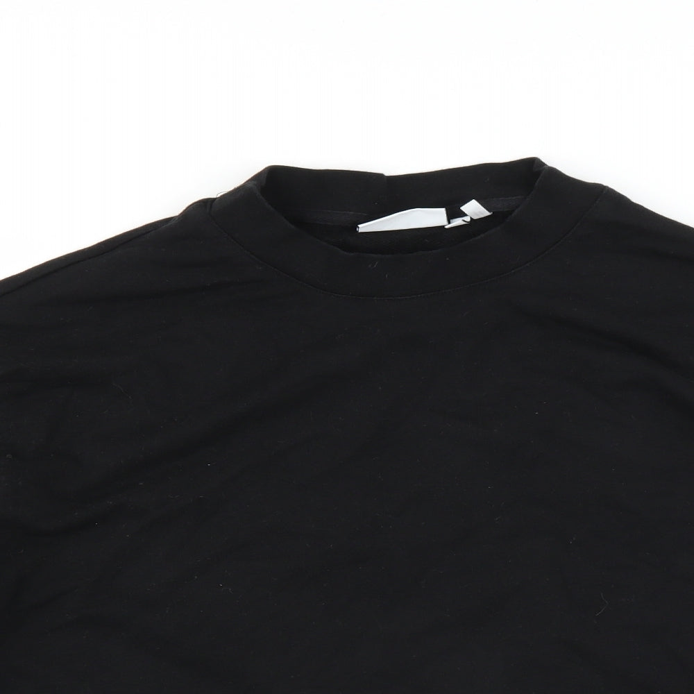 Weekday Womens Black   Pullover Sweatshirt Size XS