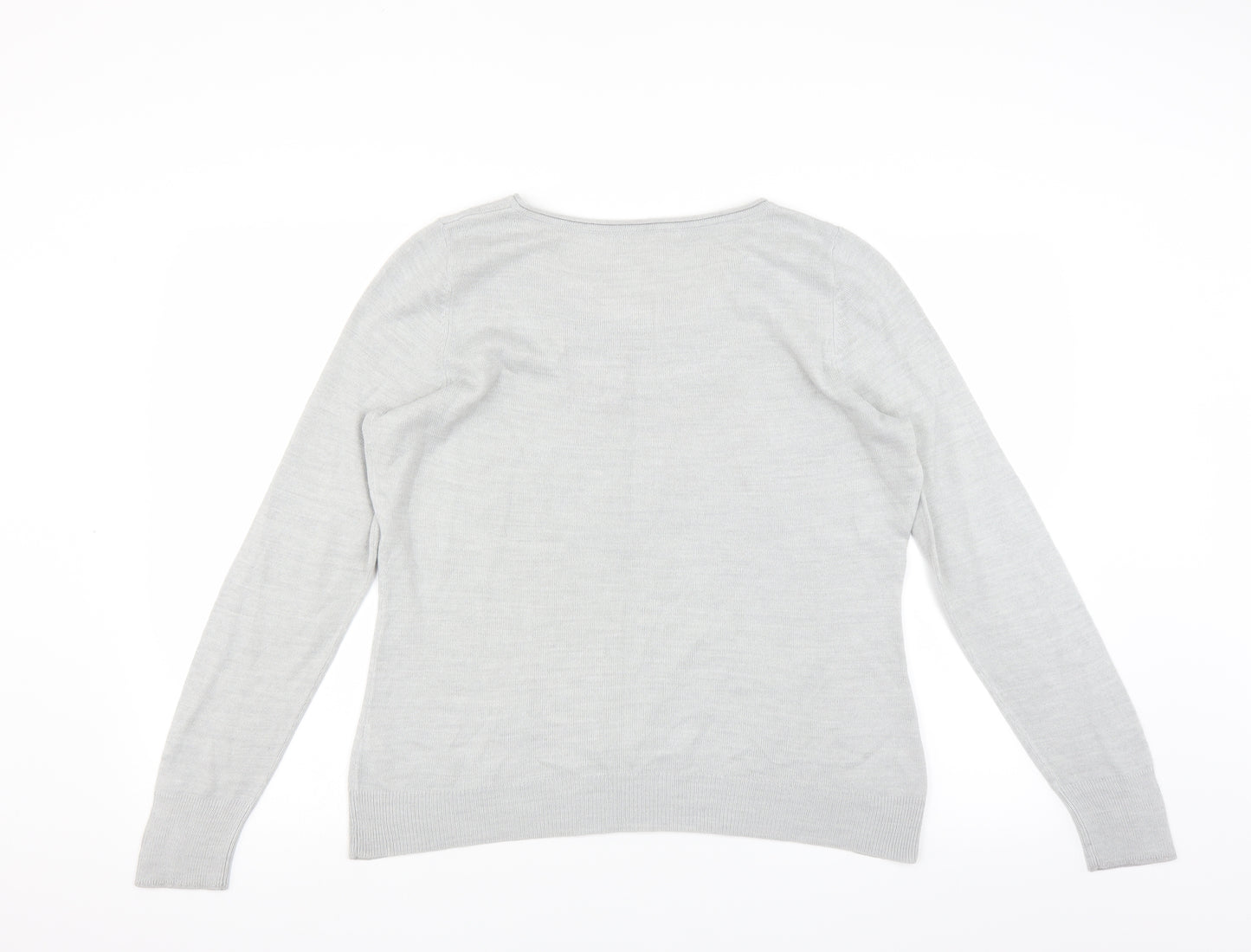 Marks and Spencer Womens Grey   Pullover Jumper Size 16