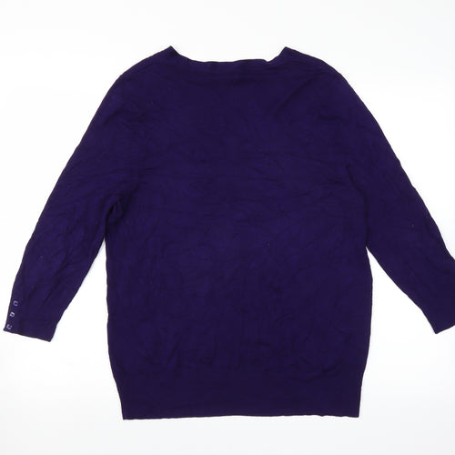 Sainsburys Womens Purple   Pullover Jumper Size 18
