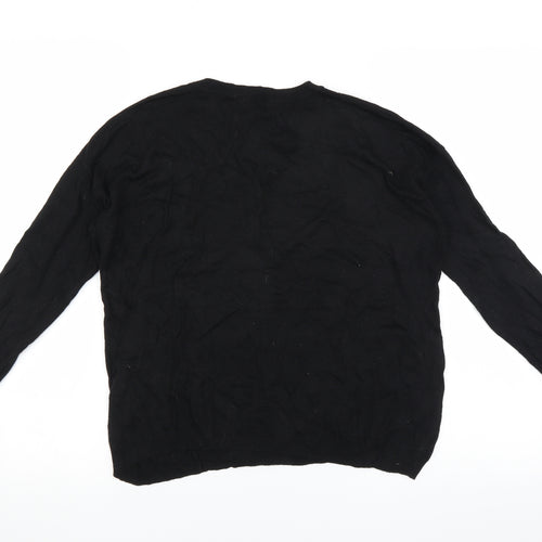 Papaya Womens Black   Pullover Jumper Size S