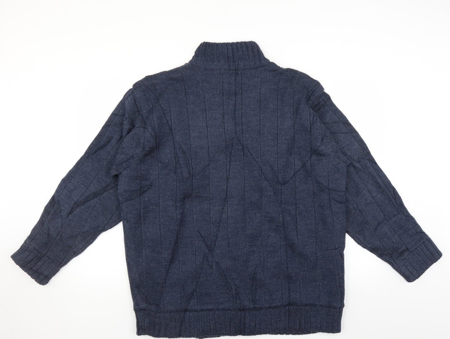 James pringle Mens Blue   Full Zip Jumper Size XL