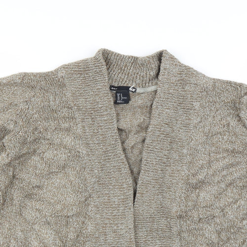 H&M Womens Beige   Cardigan Jumper Size M