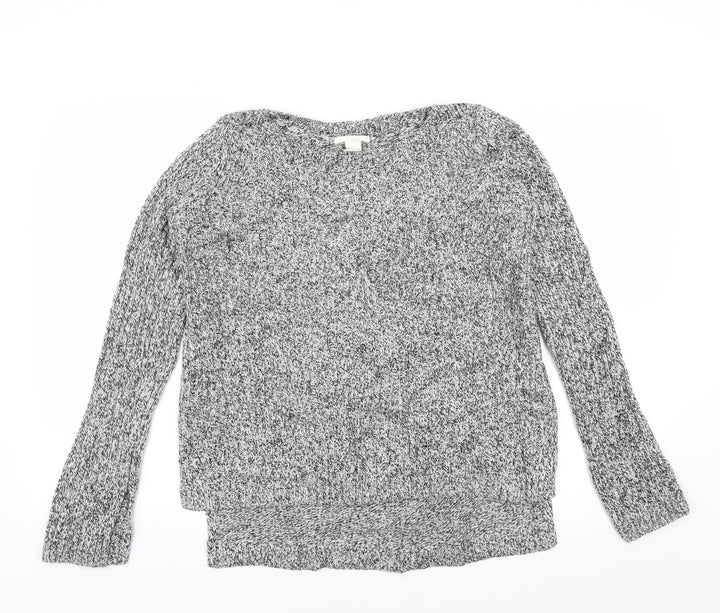 H&M Womens Grey Pullover Jumper Size M
