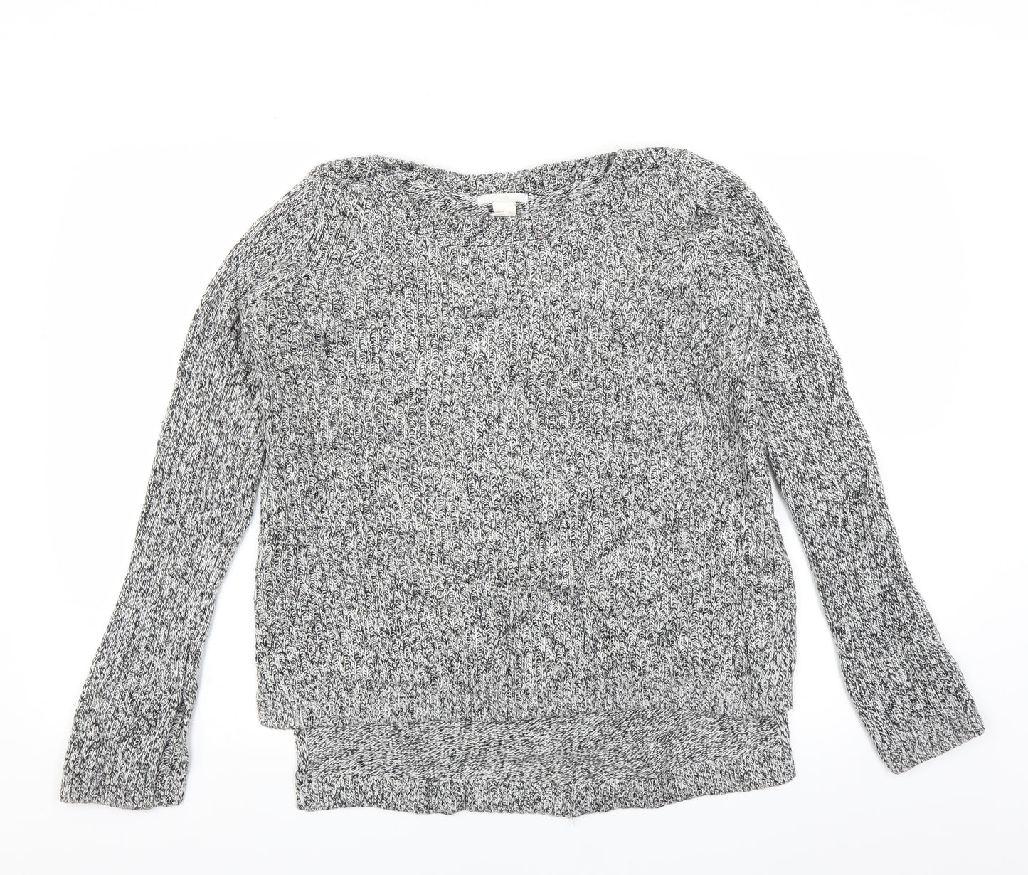 H&M Womens Grey   Pullover Jumper Size M