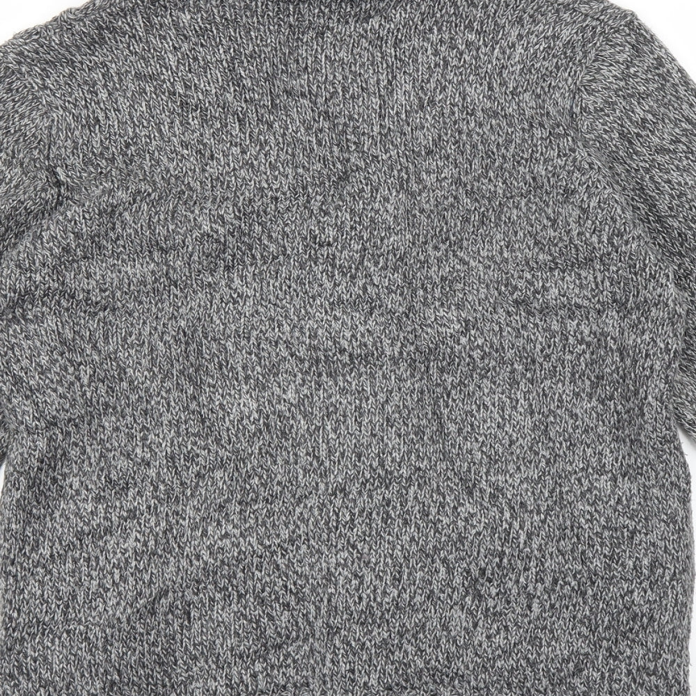 Cedar Wood State Mens Grey   Cardigan Jumper Size S