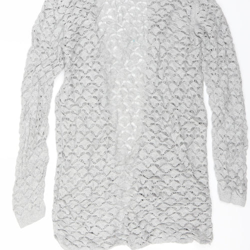 fransa Womens Grey   Cardigan Jumper Size XS