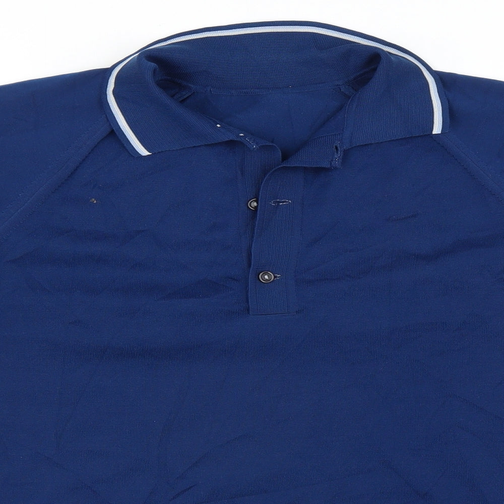 Preworn Mens Blue    Polo Size L