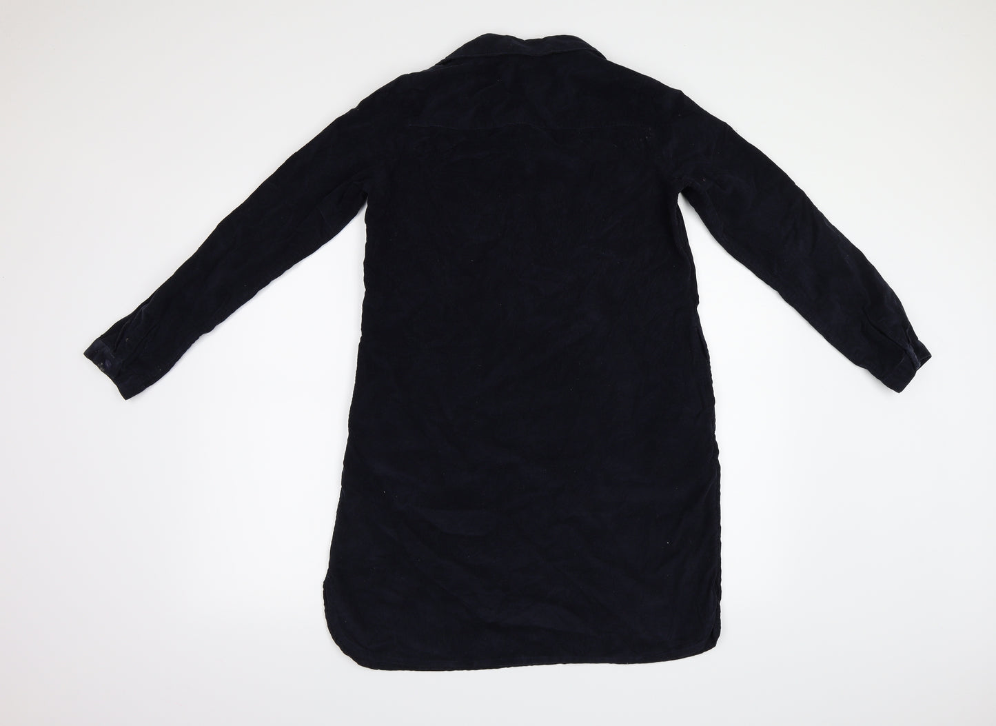 Fat Face Womens Blue  Corduroy Basic Button-Up Size 10